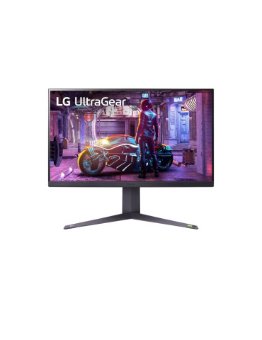 Монитор LG 32GQ850-B, 31.5" UltraGear Nano IPS with ATW, AG, 1ms GtG, QHD (2560x1440), 240Hz, Reader Mode, FreeSync, G-SYNC, VRR, DCI-P3 98%, USB, HDMI, DP,  Black