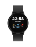 Смарт часовник Canyon CNS-SW63PP, 1.3"(3.30 cm) TFT дисплей, до 4 дни време на работа, Bluetooth 5.0, IP68, съвместим с Android 6.0+, iOS 12.0+, черен - CNS-SW63BB