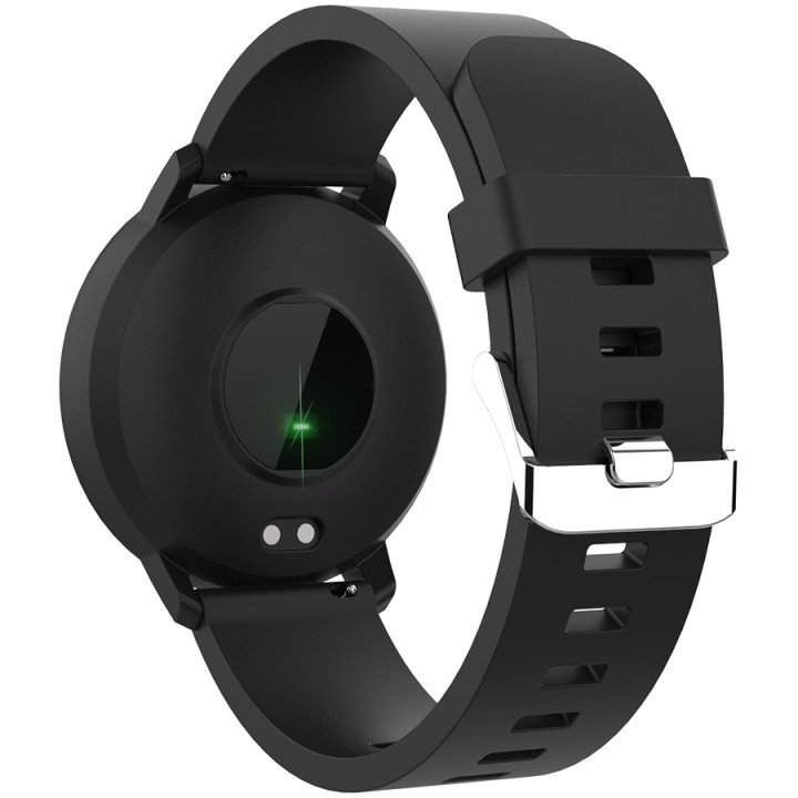 Смарт часовник Canyon CNS-SW63PP, 1.3"(3.30 cm) TFT дисплей, до 4 дни време на работа, Bluetooth 5.0, IP68, съвместим с Android 6.0+, iOS 12.0+, черен - CNS-SW63BB