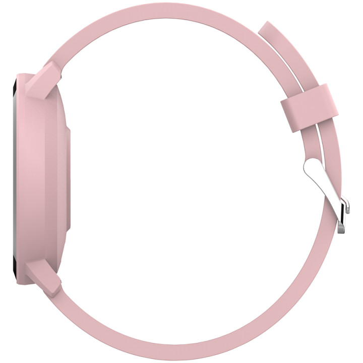 Смарт часовник Canyon CNS-SW63PP, 1.3"(3.30 cm) TFT дисплей, до 4 дни време на работа, Bluetooth 5.0, IP68, съвместим с Android 6.0+, iOS 12.0+, розов - CNS-SW63PP