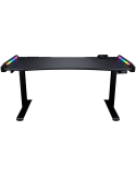 Електрическо геймърско бюро Cougar E-MARS RGB, 1533x771mm, RGB Button/USB 3.0 Type-C x1/USB 3.0 Type-A x2/Type-C Monitor Extension/Audio Jacks x2 - CG3M1503SB0001