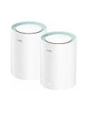 Комплект безжични рутери Cudy M1300, 2-pack, AC1200 Dual Band, 2.4/5 GHz, 300 -  867 Mbps