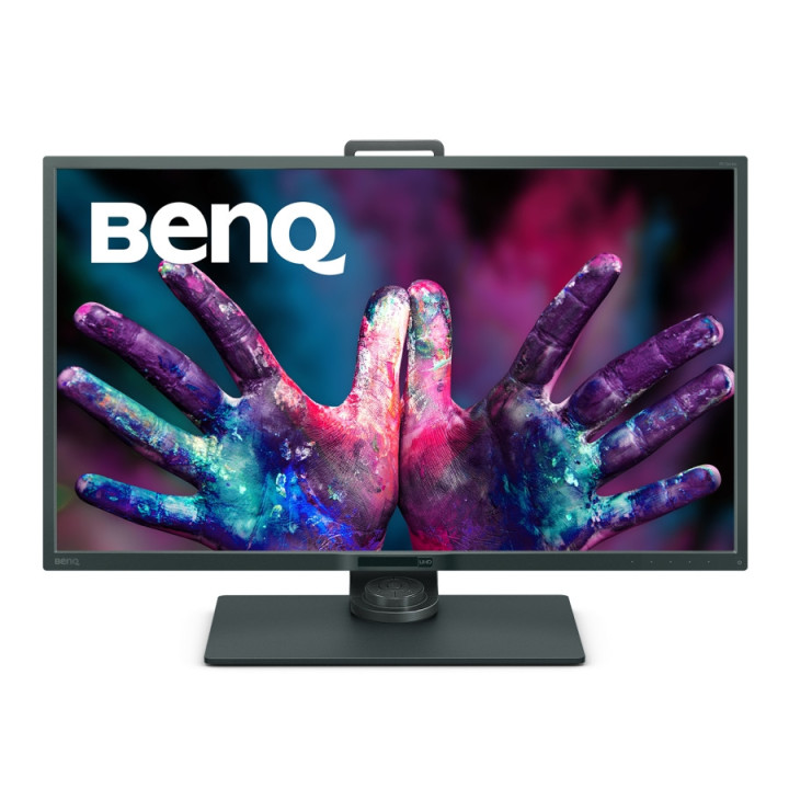 Монитор BenQ PD3205U 32" IPS 4ms  4K, DesignVue Designer Mon, 100% sRGB, PIP/PBP, CAD/CAM, HDMI, DP, miniDP, USB Hub, KVM, Card R/W, Speac., Gray - 9H.LKGLA.TBE