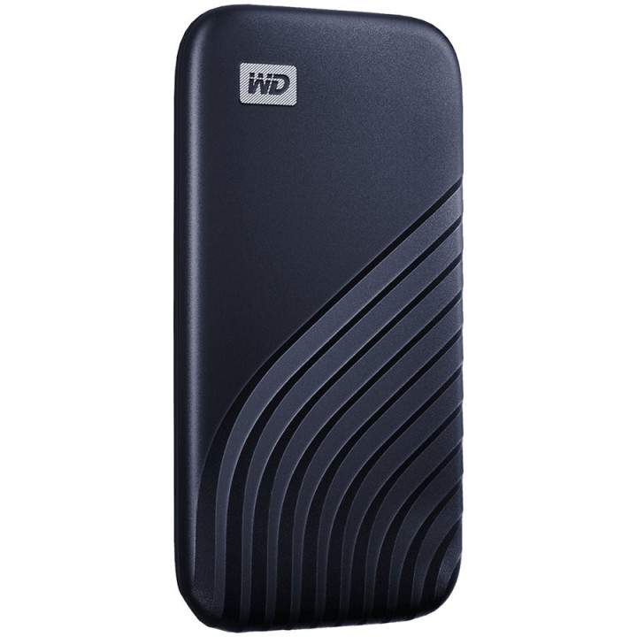 Външен SSD диск WD My Passport 1TB USB 3.2, Midnight Blue, 1050MB/s Read, 1000MB/s Write, PC & Mac Compatiable - WDBAGF0010BBL-WESN