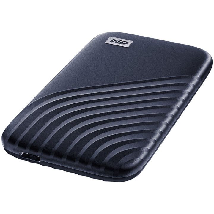 Външен SSD диск WD My Passport 1TB USB 3.2, Midnight Blue, 1050MB/s Read, 1000MB/s Write, PC & Mac Compatiable - WDBAGF0010BBL-WESN