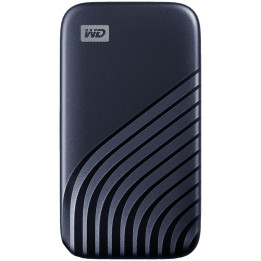 Външен SSD диск WD My Passport 2TB USB 3.2, Midnight Blue, 1050MB/s Read, 1000MB/s Write, PC & Mac Compatiable - WDBAGF0020BBL-WESN