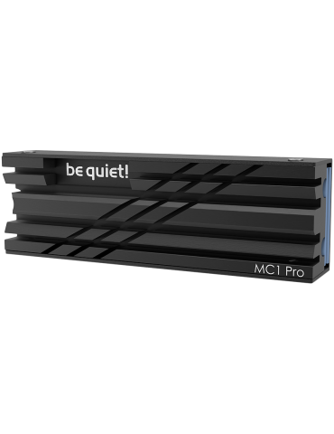 Охладител за SSD be quiet! M.2 SSD cooler MC1 Pro COOLER, Integrated heat pipe, Fits single and double sided M.2 2280 modules, black - BZ003