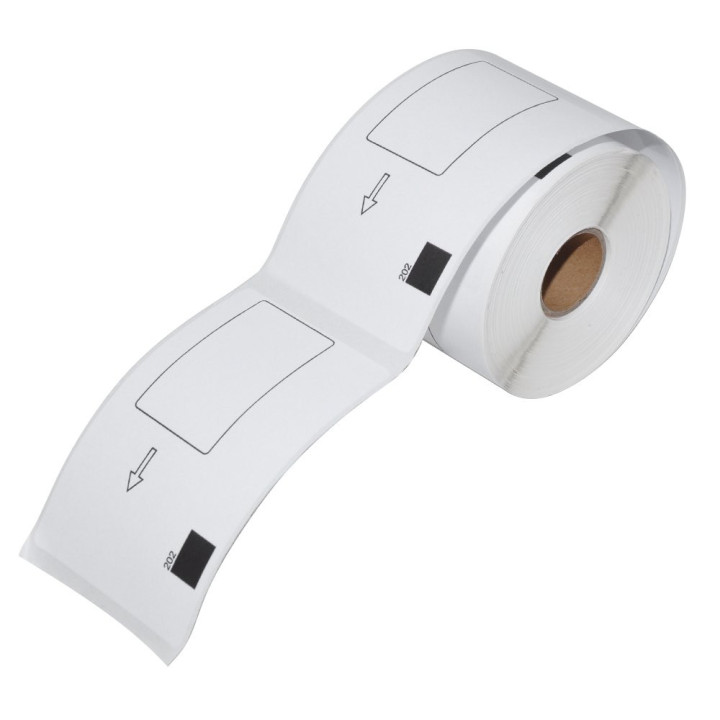 Makki съвместими етикети Brother DK-11202 ROLL ONLY - Shipping Labels, 62mmx100mm, 300 labels per roll, Black on White - MK-DK-11202