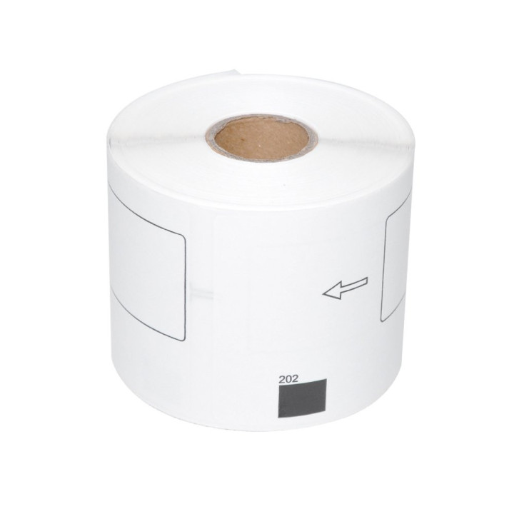 Makki съвместими етикети Brother DK-11202 ROLL ONLY - Shipping Labels, 62mmx100mm, 300 labels per roll, Black on White - MK-DK-11202