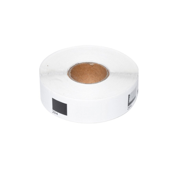 Makki съвместими етикети Brother DK-11204 ROLL ONLY - Multi Purpose Labels, 17mmx54mm, 400 labels per roll, Black on White - MK-DK-11204-RO