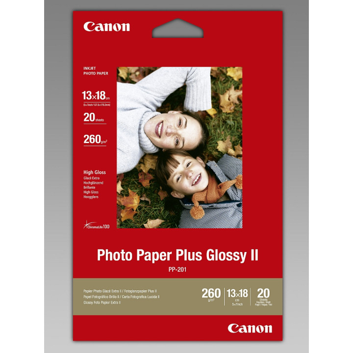 Canon Plus Glossy II PP-201, 13x18 cm, 20 sheets