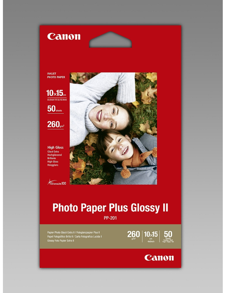 Canon Plus Glossy II PP-201, 10x15 cm, 50 sheets