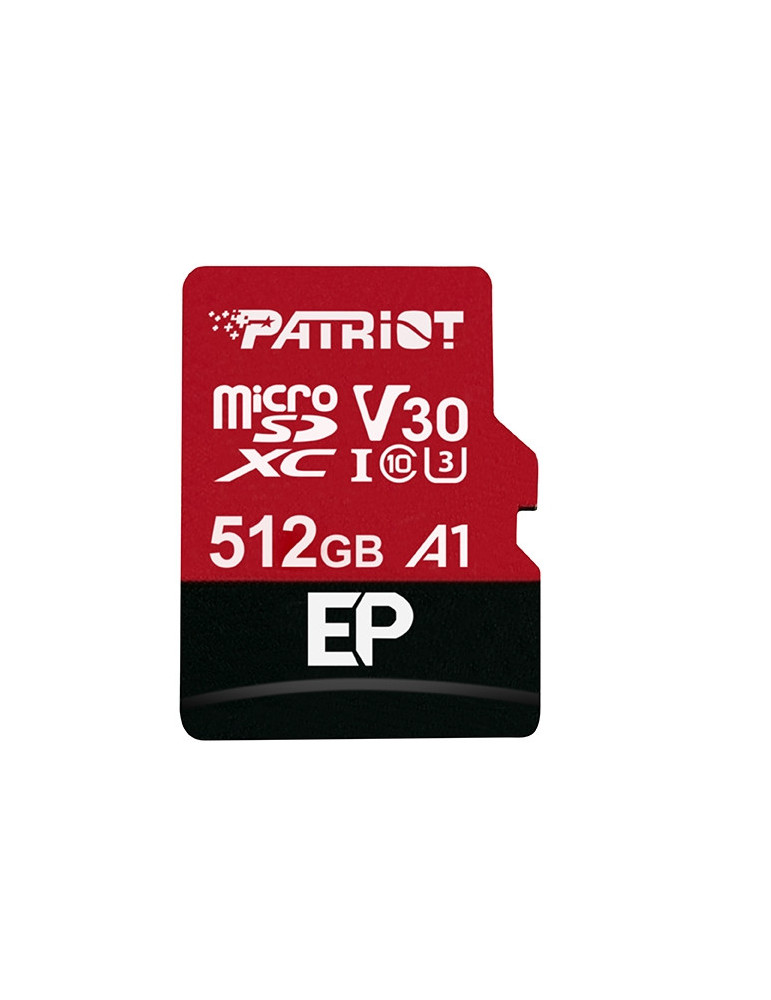 SD карта Patriot EP Series 512GB Micro SDXC V30 - PEF512GEP31MCX