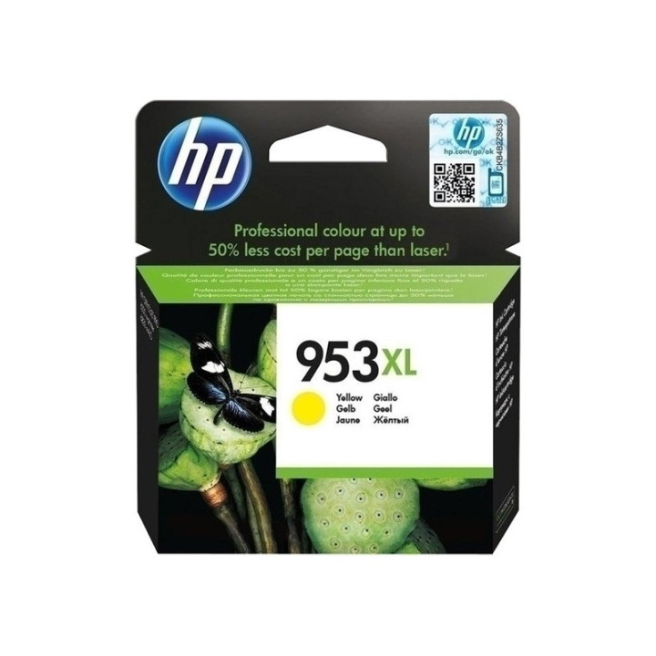 Консуматив HP 953XL Value Original Ink Cartridge  Yellow   Page Yield 1600  HP OfficeJet Pro 7740  8210  8218  8710  8715  8720  8725  8730