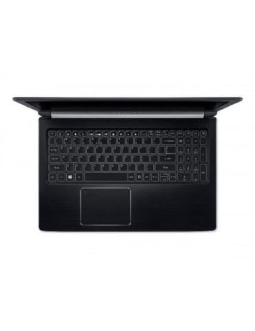 Геймърски лаптоп Acer Aspire 7 A715-72G-75QE, Intel Quad Core i7-8750HQ, 15.6" IPS FHD AG, 12GB, 1TB, GTX 1050 4GB, LINUX, Hair-Brush Anodizing