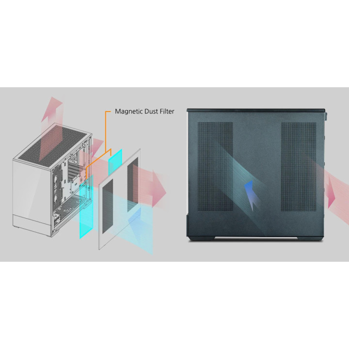 Кутия за компютър Zalman P30 Black, mATX, aRGB, Tempered Glass - ZM-P30-BK