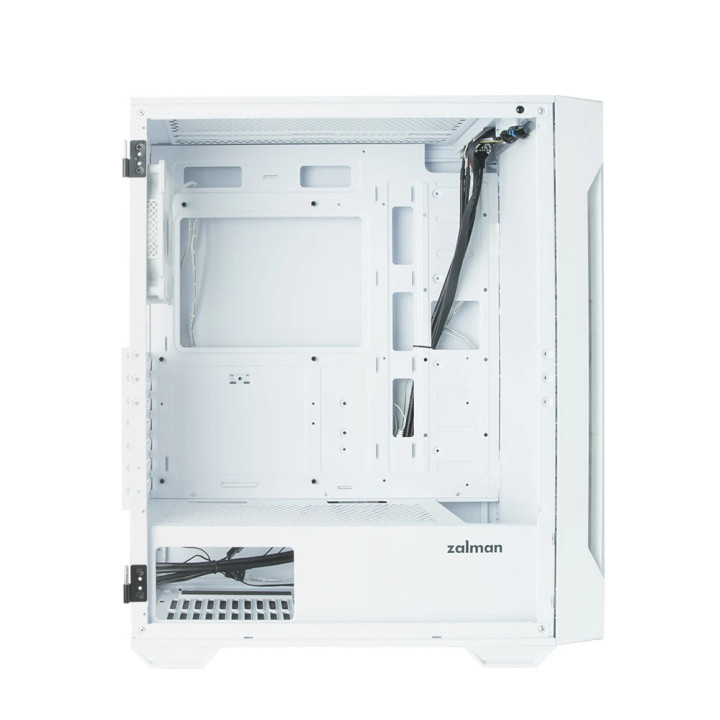 Кутия за компютър Zalman I3 NEO TG White, ATX, aRGB, Tempered Glass - ZM-I3-NEO-TG-White
