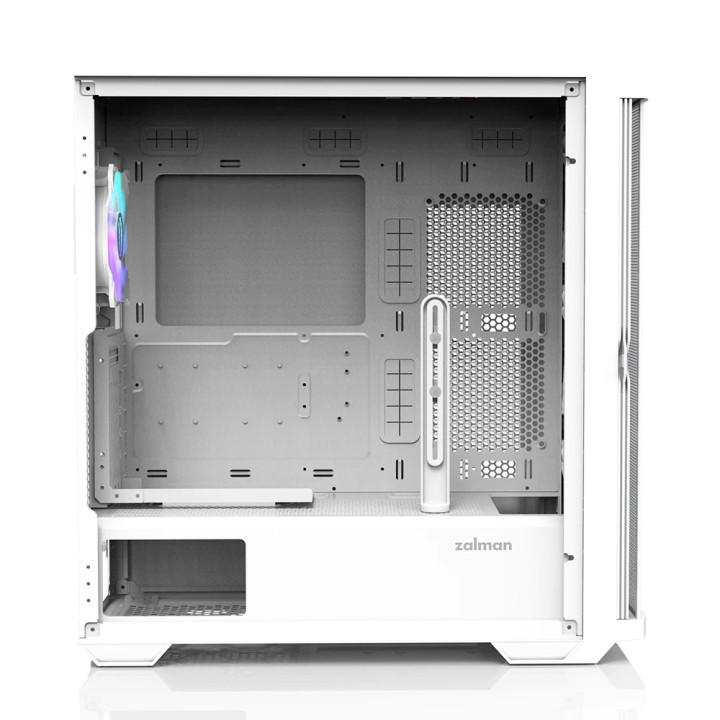 Кутия за компютър Zalman Z10 DUO White, EATX, Mesh, Tempered Glass - ZM-Z10-DUO-WHITE