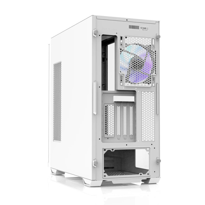 Кутия за компютър Zalman Z10 DUO White, EATX, Mesh, Tempered Glass - ZM-Z10-DUO-WHITE