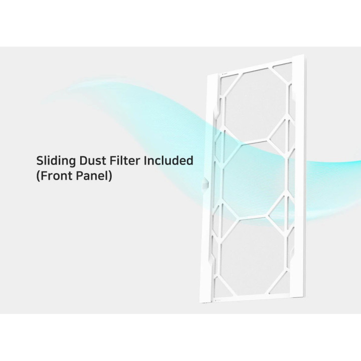Кутия за компютър Zalman Z10 DUO White, EATX, Mesh, Tempered Glass - ZM-Z10-DUO-WHITE