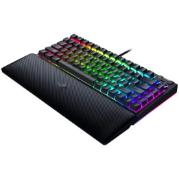 Геймърска клавиатура Razer BlackWidow V4 75%, US Layout, Razer Chroma RGB, Hot-swappable Design, Detachable Type C Cable,Up to 8,000 Hz polling rate  - RZ03-05000100-R3M1