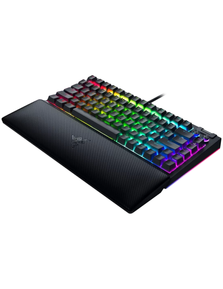 Геймърска клавиатура Razer BlackWidow V4 75%, US Layout, Razer Chroma RGB, Hot-swappable Design, Detachable Type C Cable,Up to 8,000 Hz polling rate  - RZ03-05000100-R3M1