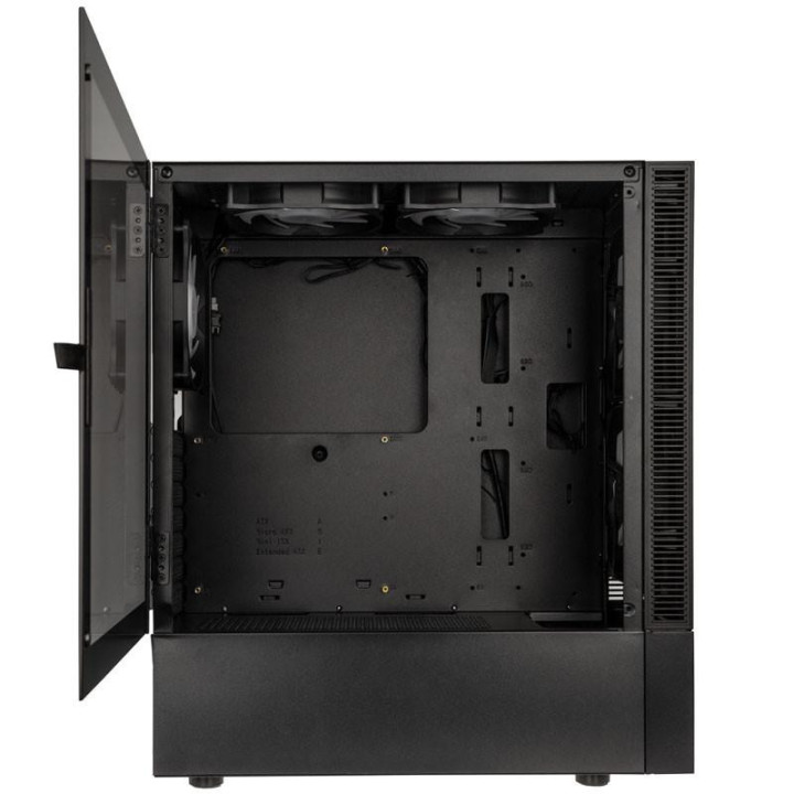 Кутия за компютър Kolink Observatory MX Mesh ARGB TG Mid-Tower, черен