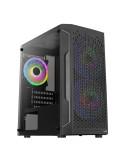 Кутия за компютър AeroCool Trinity Mini-G-BK-v, mATX, 3бр вентилатори, Tempered Glass - ACCS-PV32133.11
