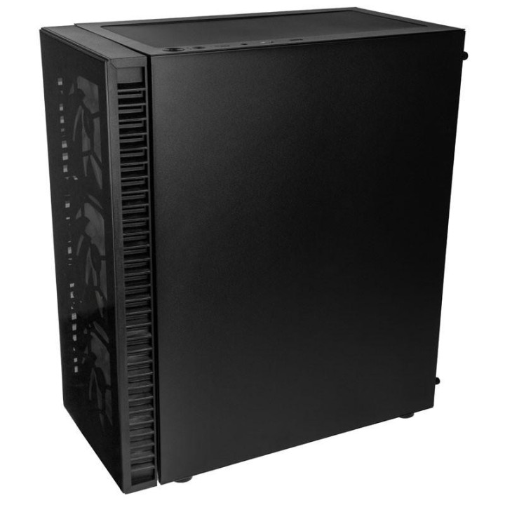 Кутия за компютър Kolink Observatory HF ARGB TG Mid-Tower, черен
