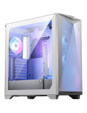 Кутия за компютър MSI MPG GUNGNIR 300R AIRFLOW WHITE, Mid-Tower, E-ATX, Type-C, ARGB Hub, 4x 120mm ARGB Fans, Tempered Glass