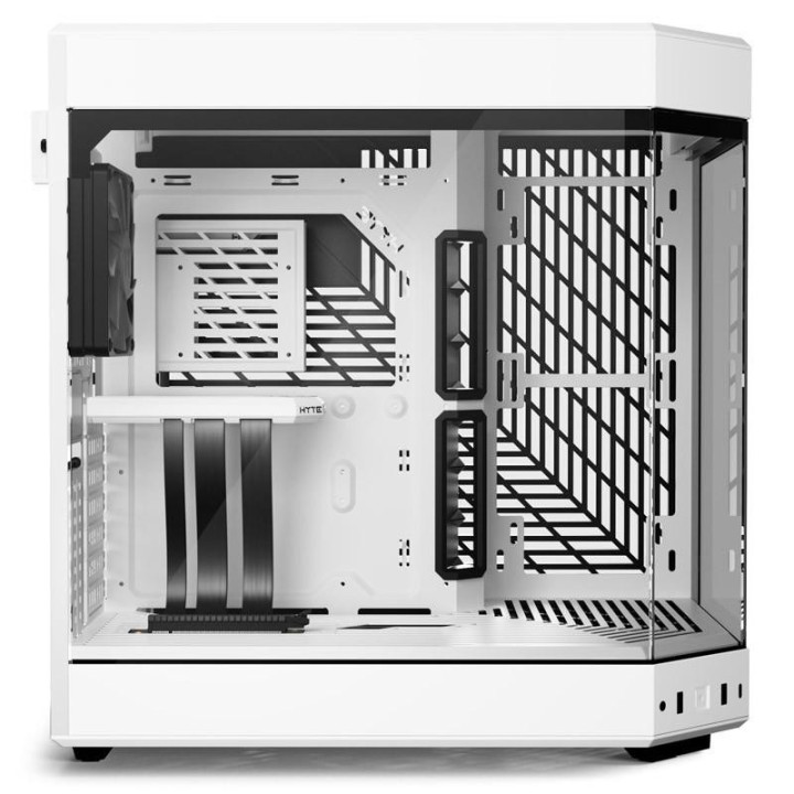 Кутия за компютър HYTE Y60 Tempered Glass, Mid-Tower, Бял