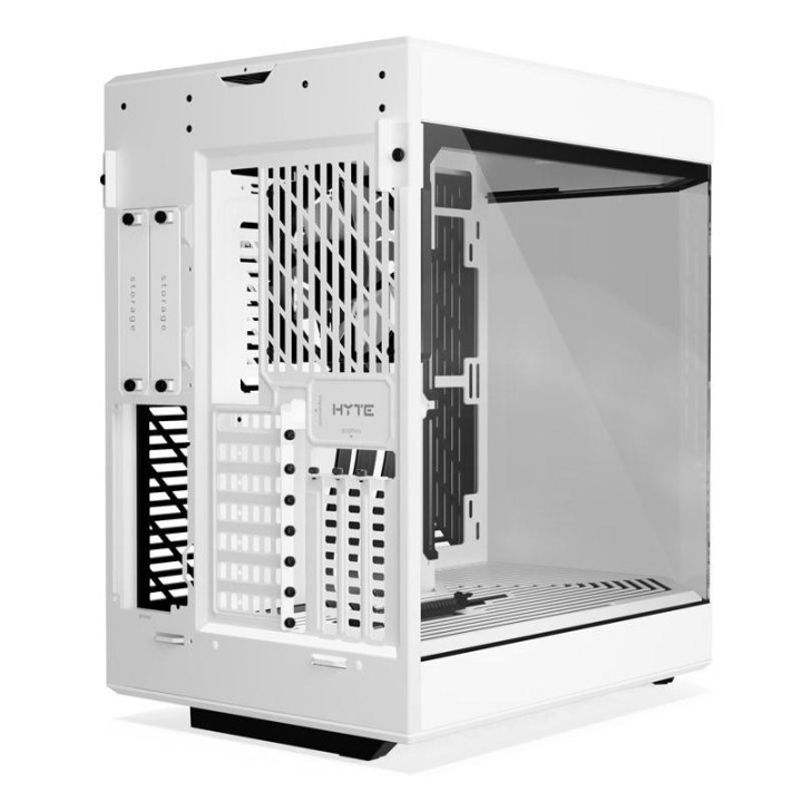 Кутия за компютър HYTE Y60 Tempered Glass, Mid-Tower, Бял