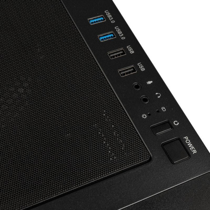 Кутия за компютър Kolink Unity Meshbay Performance Mid-Tower, черен
