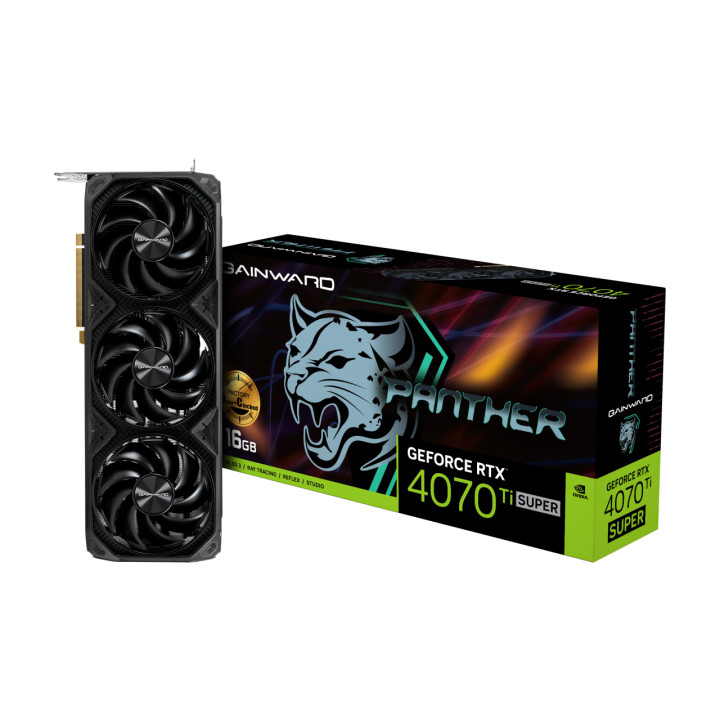 Видео карта Gainward Nvidia GeForce RTX 4070 Ti SUPER Panther OC 16GB GDDR6X, 256 bits - NED47TSS19T2-1043Z