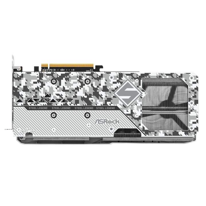 Видео карта AsRock AMD Radeon RX 7600 XT Steel Legend 16G OC, 16GB GDDR6, 128bit  - RX7600XT SL 16GO