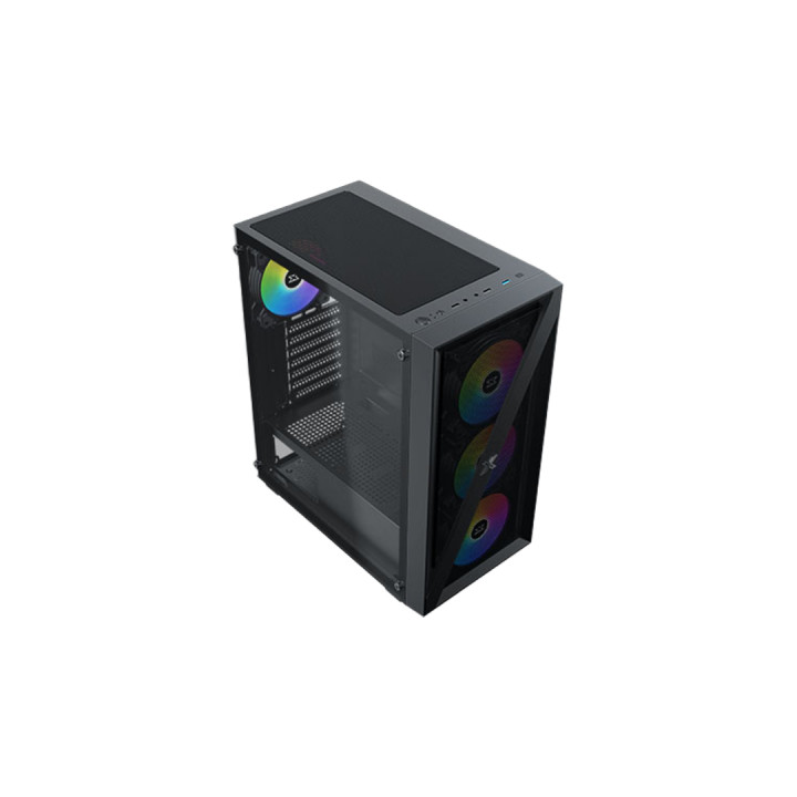 Кутия за компютър XIGMATEK Blade EN40887, ATX/M-ATX/Mini ITX, 4бр X24F Fixed RGB Fan