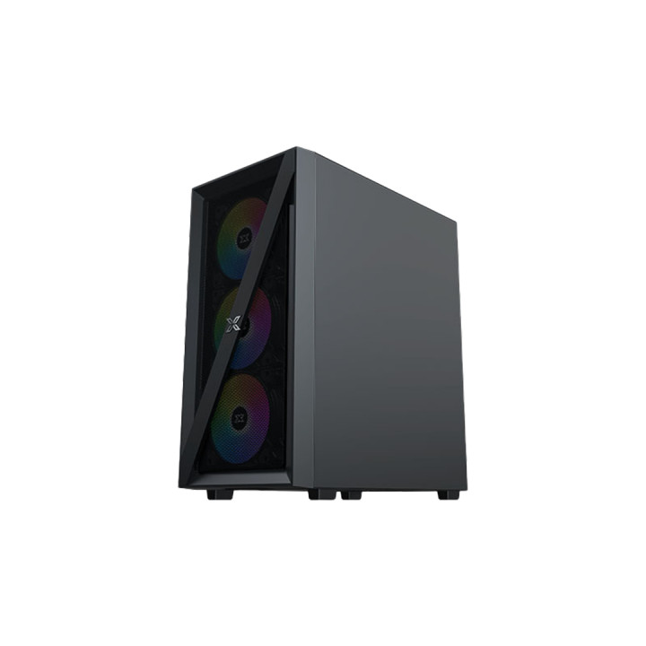 Кутия за компютър XIGMATEK Blade EN40887, ATX/M-ATX/Mini ITX, 4бр X24F Fixed RGB Fan