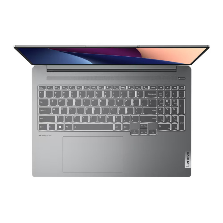Лаптоп Lenovo IdeaPad Pro 5 16IRH8, Intel i5-13500H, 16'' 2.5K, IPS 350nits AG, 100% sRGB, 120Hz, Eyesafe, G-Sync, 16GB RAM, 512GB SSD, NVIDIA GeForce RTX 4050 6GB GDDR6 - 83AQ005WBM