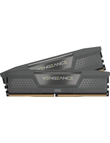 RAM памет Corsair 32GB(2x16GB) DDR5 5600MHz  DIMM, Unbuffered, 40-40-40-77, Std PMIC, XMP 3.0, VENGEANCE DDR5 Black Heatspreader, Black PCB, 1.25V - CMK32GX5M2B5600Z40