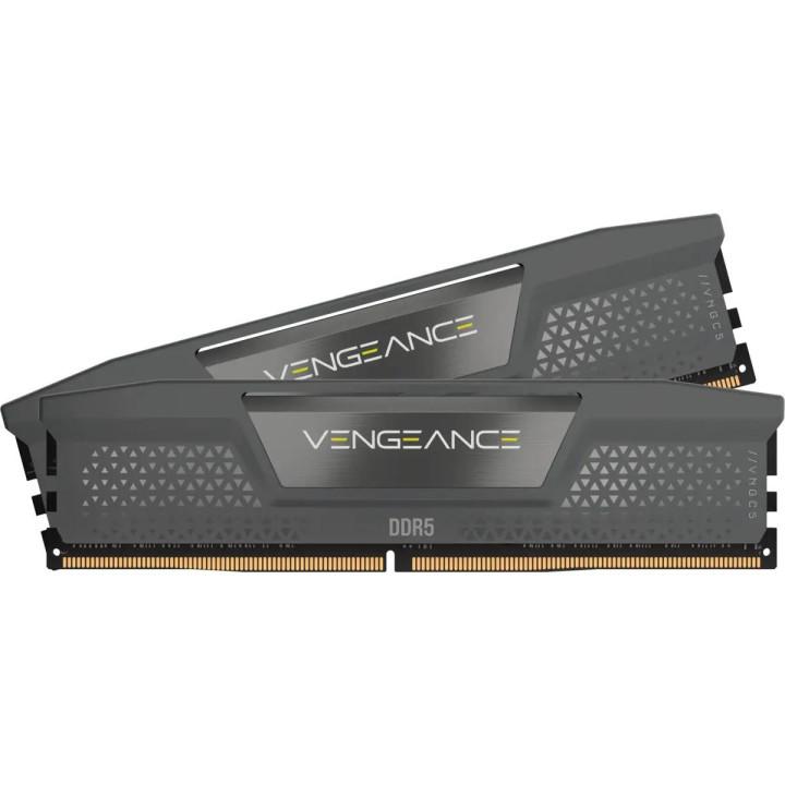 RAM памет Corsair 32GB(2x16GB) DDR5 5600MHz  AMD EXPO, Unbuffered, 40-40-40-77, Std PMIC, XMP 3.0, VENGEANCE DDR5 Black Heatspreader, Black PCB, 1.25V - CMK32GX5M2B5600Z40