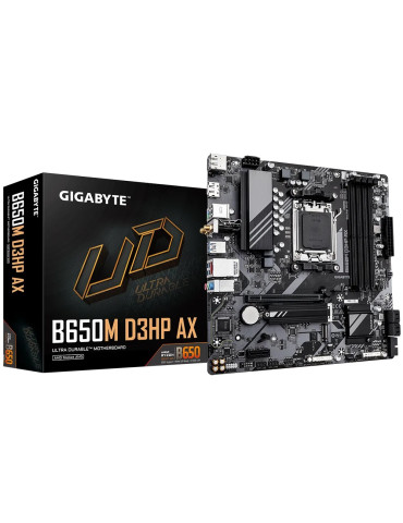 Дънна платка Gigabyte B650M D3HP AX, AM5, DDR5