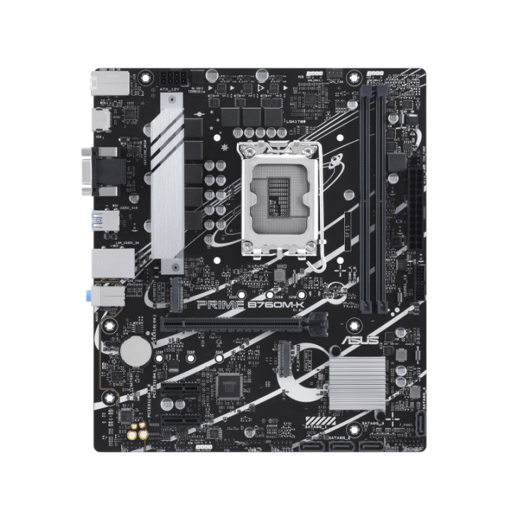 Дънна платка Asus PRIME B760M-K, DDR5, LGA1700 - 90MB1FI0-M1EAY0