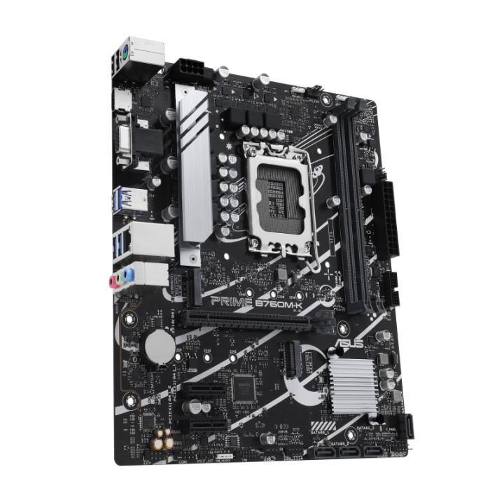 Дънна платка Asus PRIME B760M-K, DDR5, LGA1700 - 90MB1FI0-M1EAY0