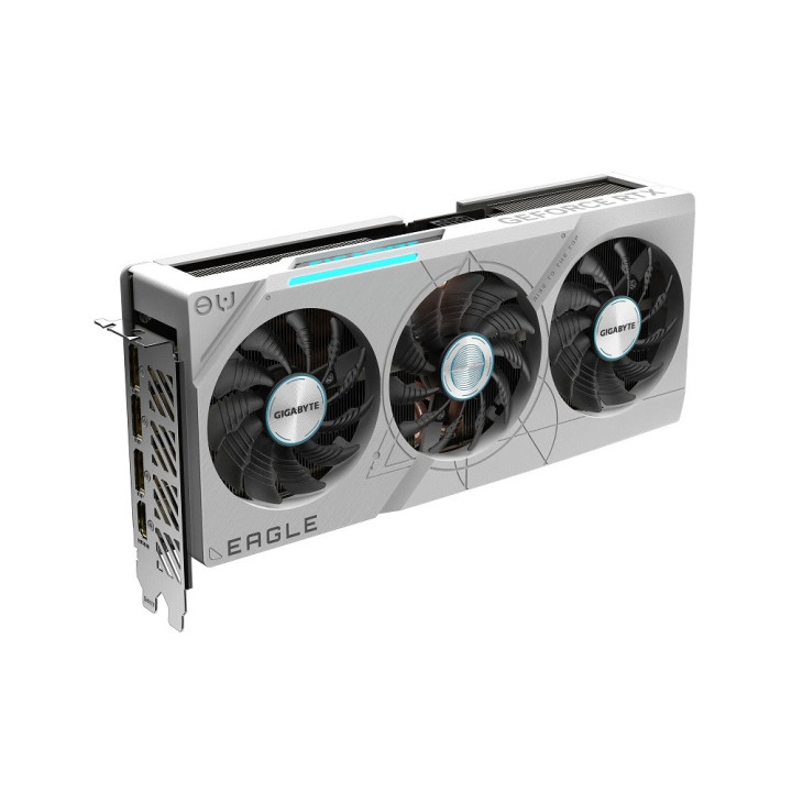 Видео карта Gigabyte GeForce RTX 4070 Ti SUPER EAGLE OC ICE 16G - GV-N407TSEAGLEOC ICE-16GD