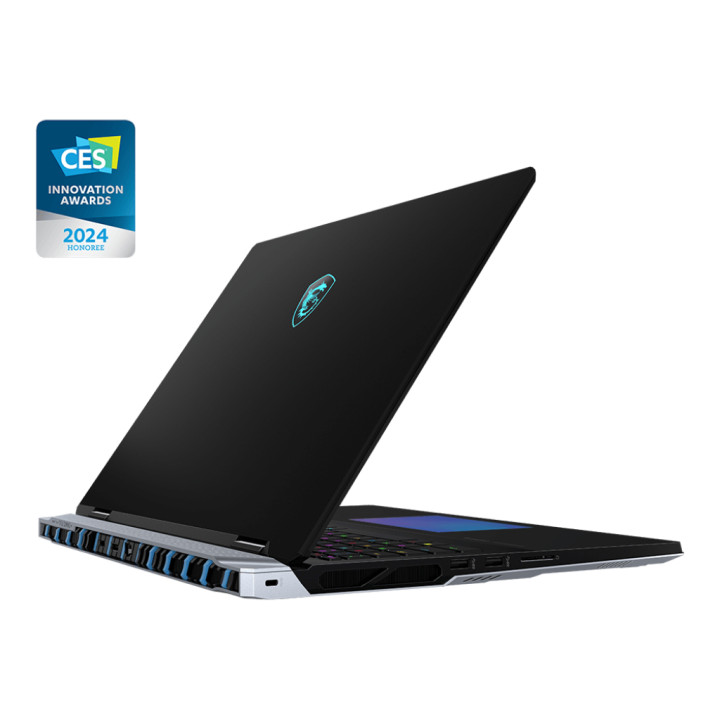 Лаптоп MSI Titan 18 HX A14VHG 091, Intel i9-14900HX, 18" 16:10 UHD+, MiniLED, 120Hz, 100% DCI-P3, IPS, 64GB RAM, 2TB SSD, NVIDIA GeForce RTX 4080 12GB GDDR6, Win 11 Pro - 9S7-182221-091