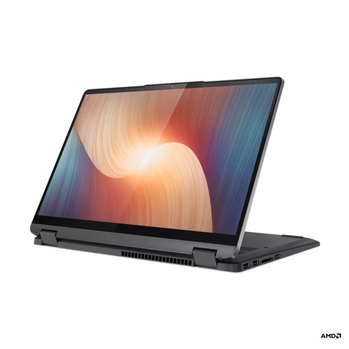 Лаптоп Lenovo Flex 5-14, AMD Ryzen 5 5500U, 14" WUXGA, IPS 300nits Glossy, 45% NTSC,  TUV Low Blue Light, Glass, Touch 10-point Multi-touch, 16GB RAM, 1TB SSD, Win 11 Home - 82R9000BBM