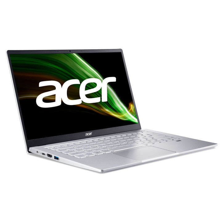 Лаптоп Acer Swift 3 SF314-43-R14V, AMD Ryzen 5 5500U, 14" FHD IPS LED LCD, 16GB RAM, 512GB SSD - NX.AB1EX.01H