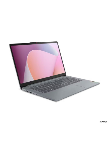 Лаптоп Lenovo IdeaPad IP3 SLIM 14, AMD Ryzen 7 7730U, 14" FHD, IPS 300nits AG, 16GB RAM, 512GB SSD - 82XL0058BM