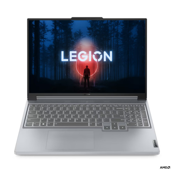 Лаптоп Lenovo Legion 5 SLIM, AMD Ryzen 7 7840HS, 16" WQXGA, IPS 300nits AG, 100% sRGB, 165Hz, Dolby Vision, FreeSync, G-SYNC, Low Blue Light, 32GB RAM, 1TB SSD, NVIDIA GeForce RTX 4070 8GB GDDR6, Win 11 Home - 82Y90087BM
