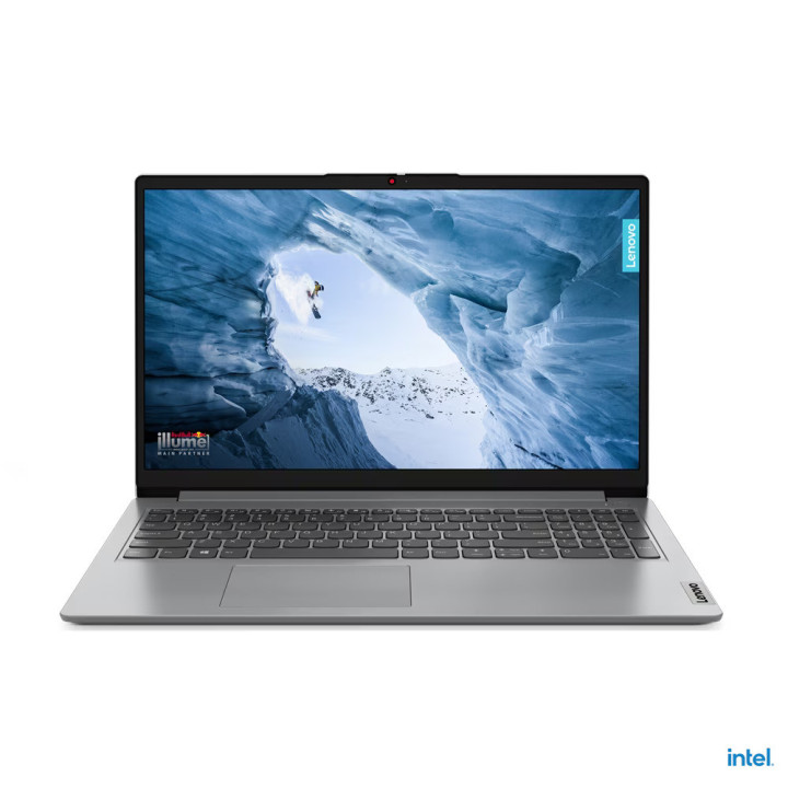 Лаптоп Lenovo IdeaPad IP1 15, Intel i3-1215U, 15.60" FHD, TN 220nits AG, 8GB RAM, 512GB SSD - 82QD00A4RM